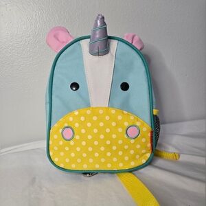 Skip Hop Unicorn Kids Backpack - Blue, Yellow, Pink